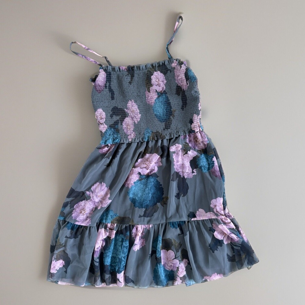 NEW Aritzia Wilfred Womens S Floral Catamaran Mini Dress Ruffle Cottagecore $158